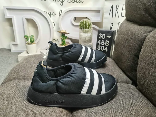 Adidas Gray and Mint Green Quilted Slip-On Casual Shoes 21