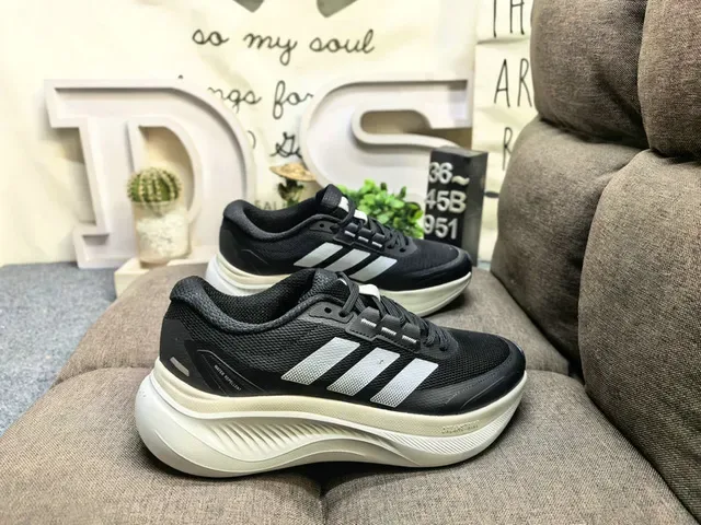 Adidas Gray Green Mesh Upper Three-Stripe Side Branding Lifestyle Sneakers 21