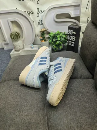 Adidas Gray Navy Low-Top Cupsole Sneakers 6