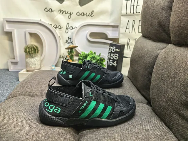 Adidas Green Pink Open-Strap Heel Loop Three Stripes Lifestyle Sneakers 11