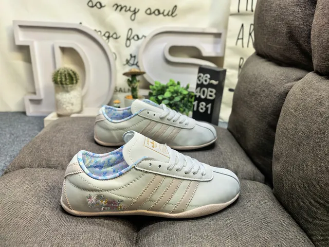 Adidas Green Pink Retro Runner Nylon Upper Lifestyle Sneakers 21