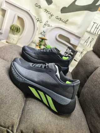 Adidas Hyperboost Black and Neon Green Lifestyle Sneakers 7