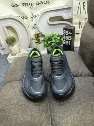 Adidas Hyperboost Black and Neon Green Lifestyle Sneakers 10