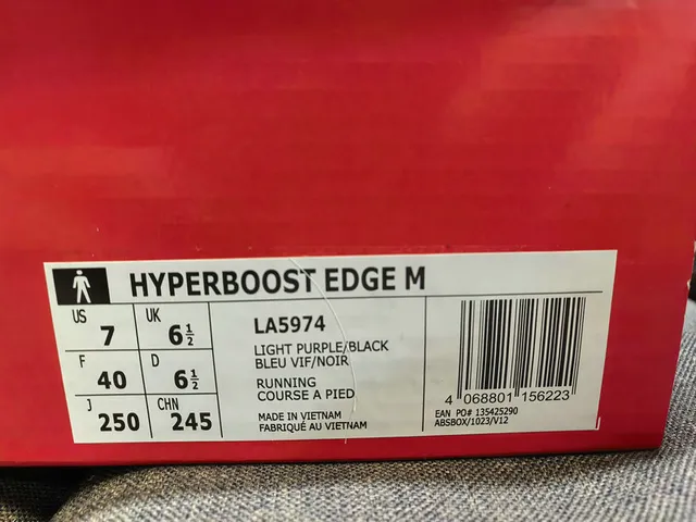 Adidas Hyperboost Blue Black White Running Shoes 2