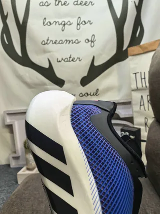 Adidas Hyperboost Blue Black White Running Shoes 3