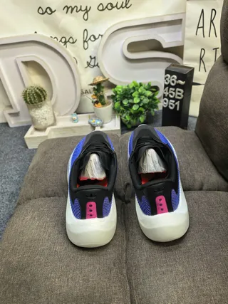 Adidas Hyperboost Blue Black White Running Shoes 8
