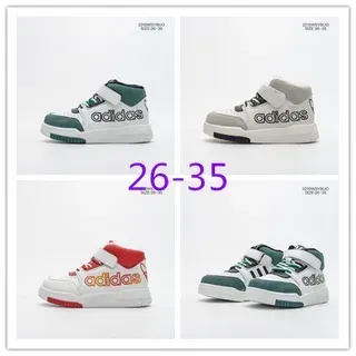 Adidas किड्स हाई-टॉप वेलक्रो स्ट्रैप लाइफस्टाइल स्नीकर