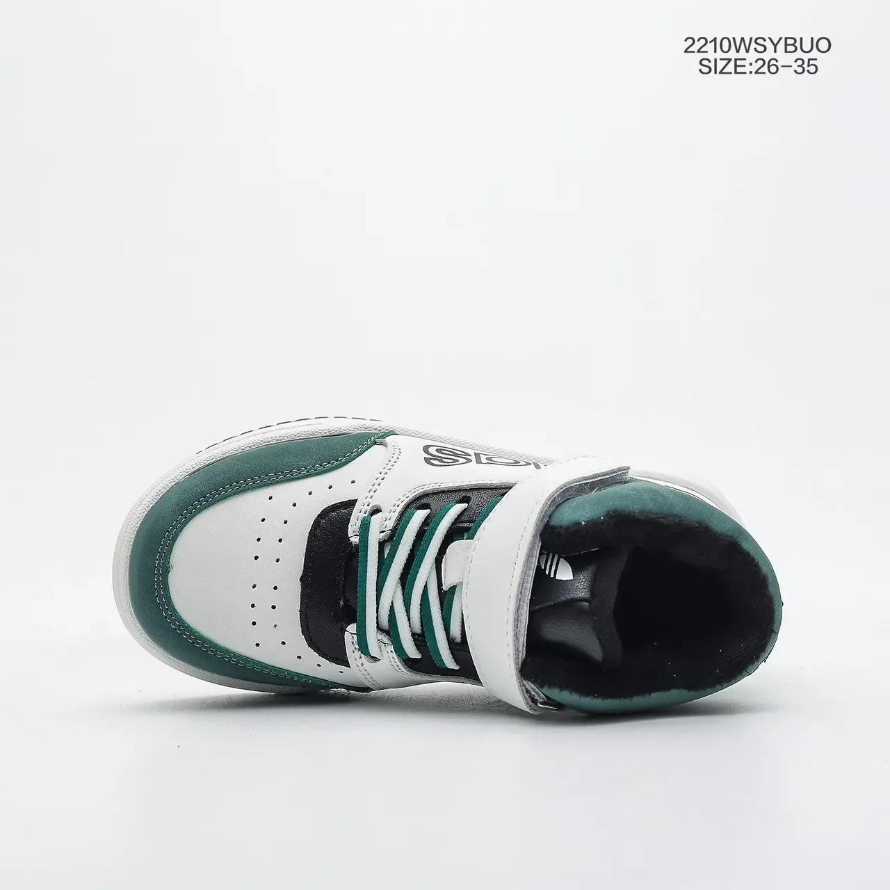 Adidas Kids High-Top Velcro Strap Lifestyle Sneakers 18