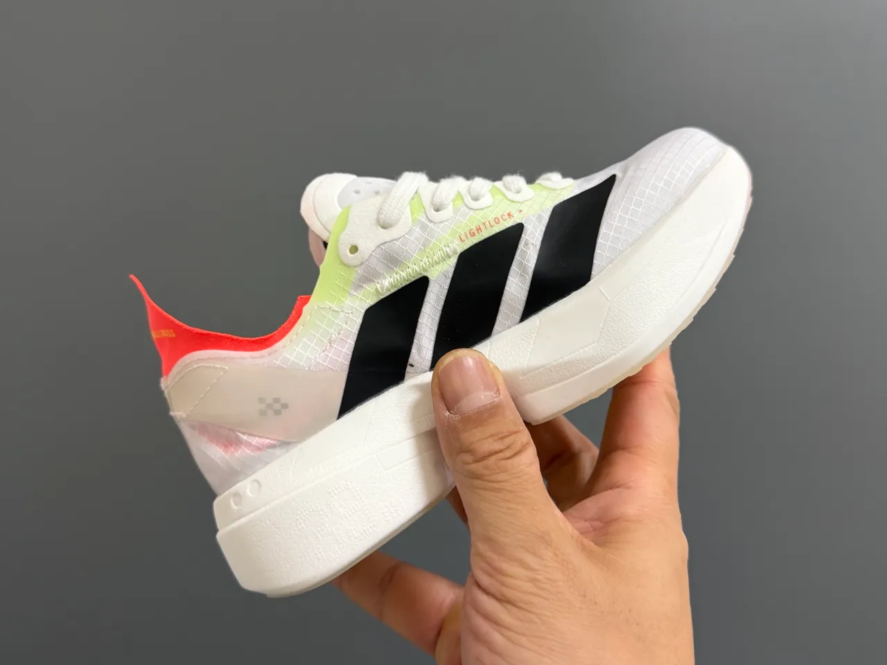 Adidas Lightstrike Pro Silver Red Running Shoes 6