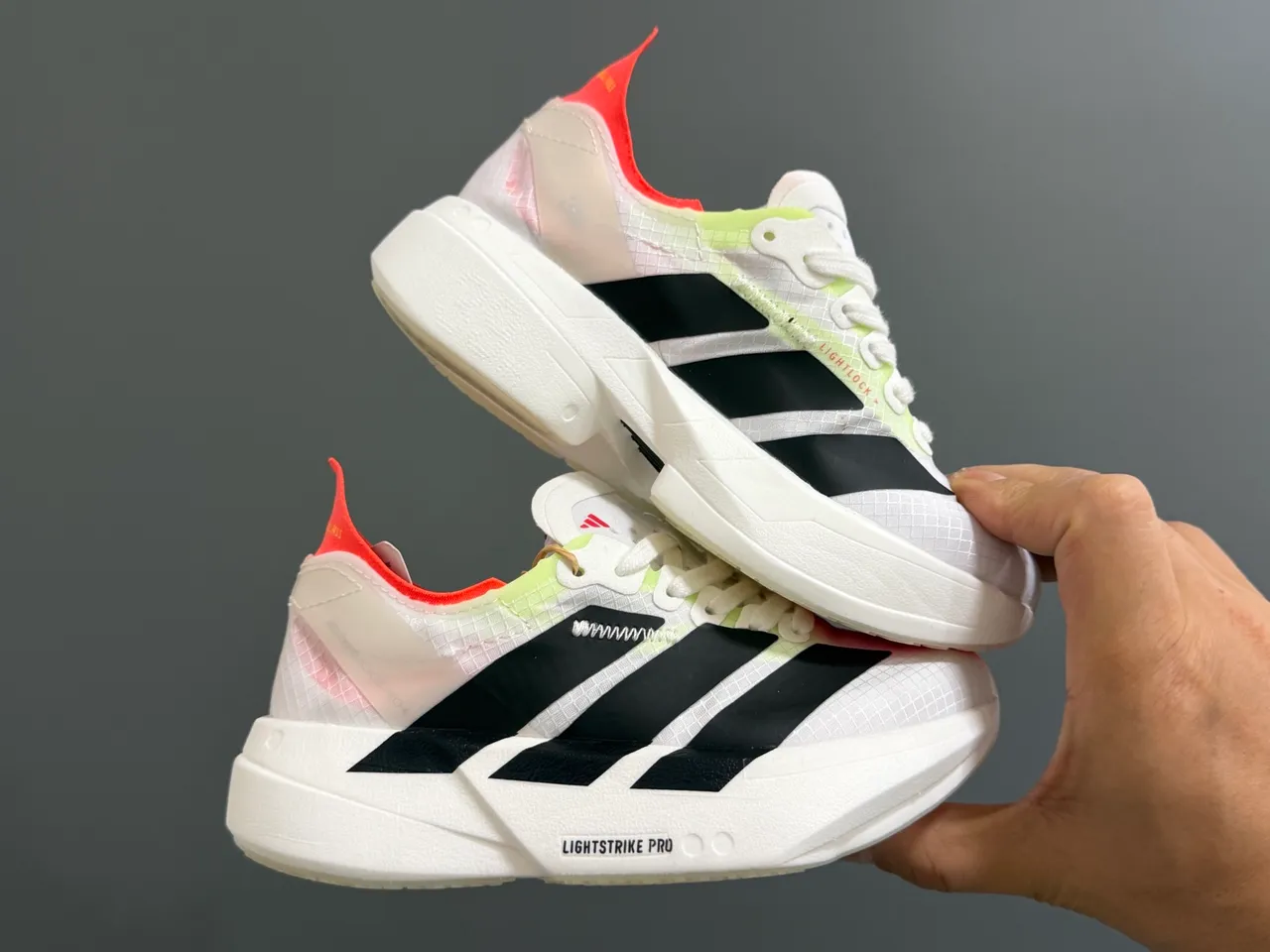 Adidas Lightstrike Pro Silver Red Running Shoes 10