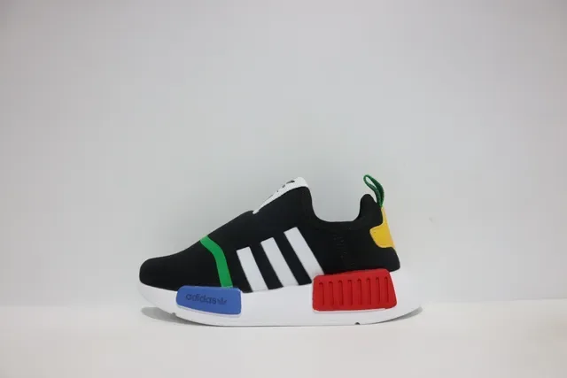 Adidas NMD R1 Black/White Lifestyle Sneakers 6