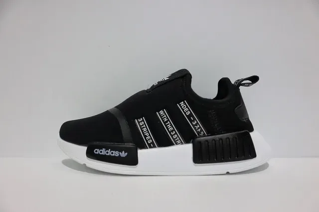 Adidas NMD R1 Black/White Lifestyle Sneakers 23