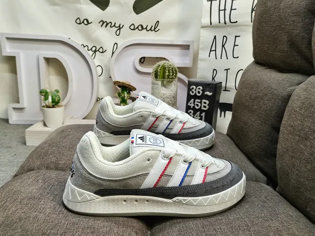 Adidas Pink Beige Low-Top Suede-and-Textile Upper Lifestyle Sneakers 11