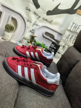 Adidas Pink White Low-Top Three-Stripe Side Lifestyle Sneakers 17