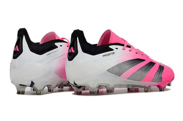 Adidas Predator Gradient Pink White Silver Firm-Ground Soccer Shoes 4