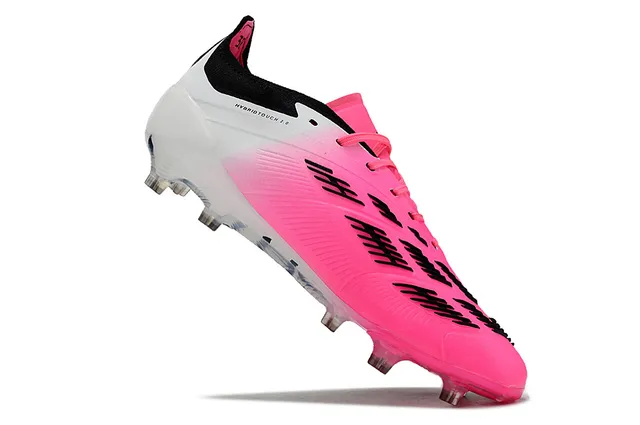 Adidas Predator Gradient Pink White Silver Firm-Ground Soccer Shoes 7