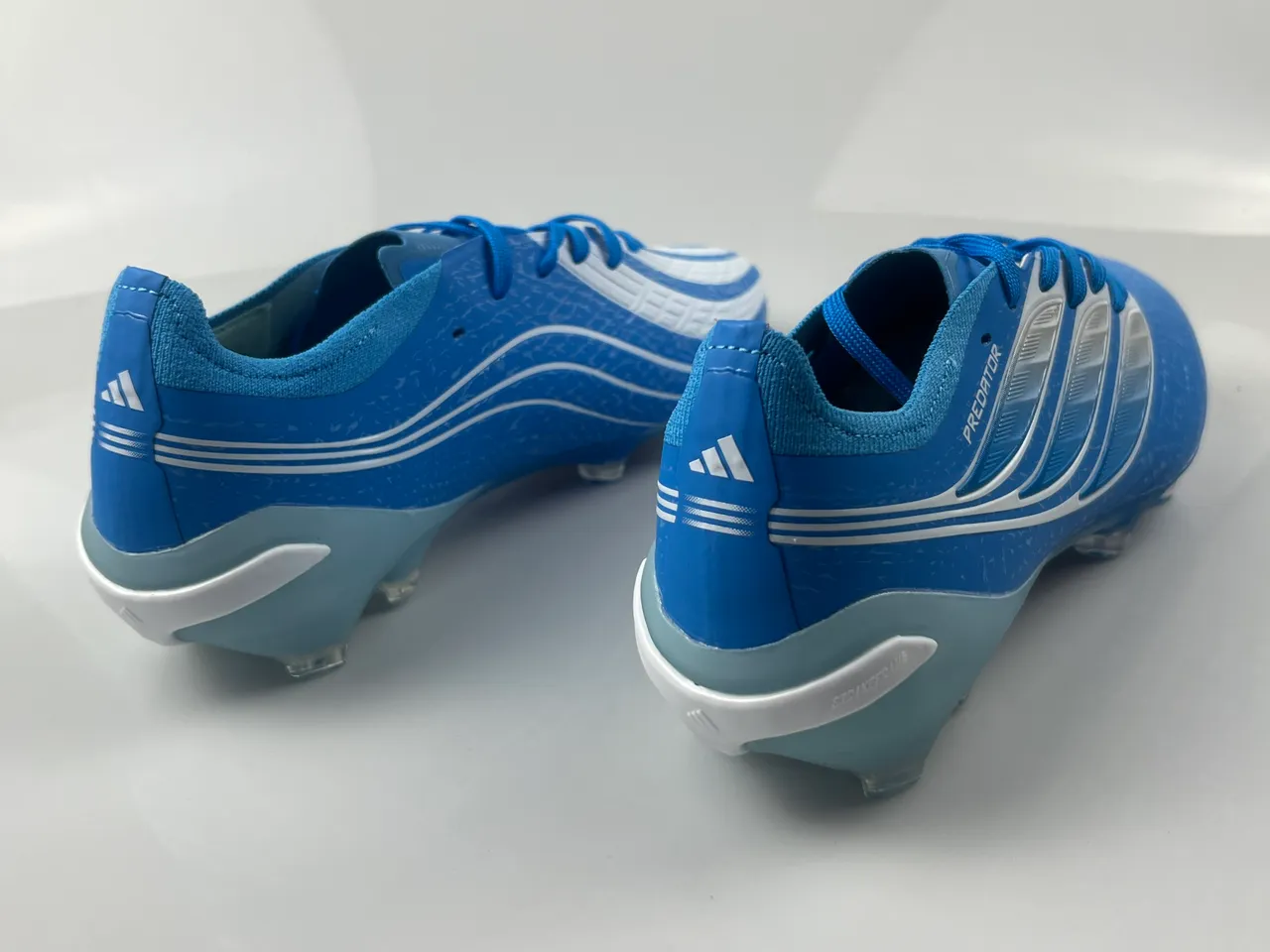 Adidas Predator Nanostrike+ Blue White Silver Firm-Ground Soccer Shoes 2