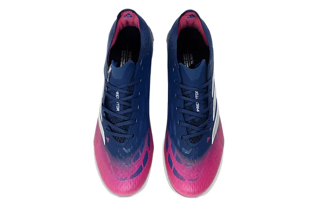 Adidas Predator Navy Pink Knit Upper Gradient Firm-Ground Soccer Shoes 2