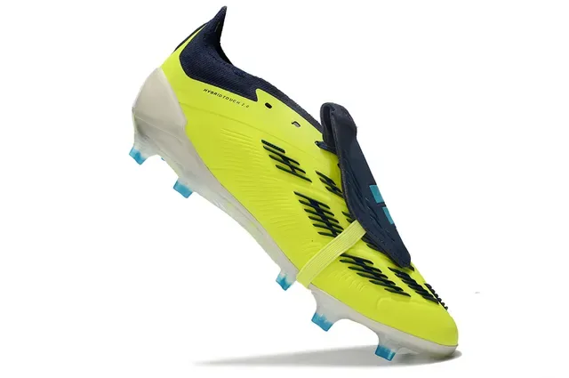 Adidas Predator Jaune Néon Marine Firm-Ground Chaussures de football 2