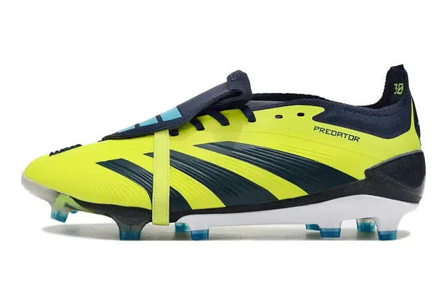 Adidas Predator Jaune Néon Marine Firm-Ground Chaussures de football 6