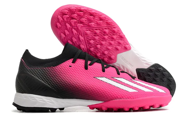 Adidas Predator Tênis de futebol turf laranja e preto com gola de malha ajustável de meia e cadarço assimétrico 8