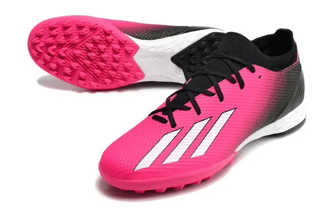 Adidas Predator Tênis de futebol turf laranja e preto com gola de malha ajustável de meia e cadarço assimétrico 20