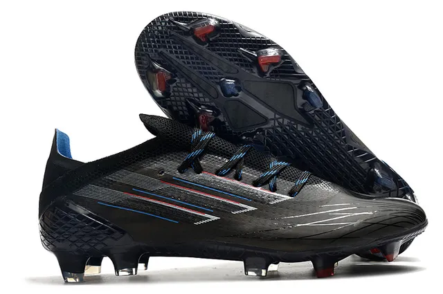Adidas Red Gold Chaussures de football à coupe basse avec empeine synthétique, cage métallique et semelle pour terrain ferme 18