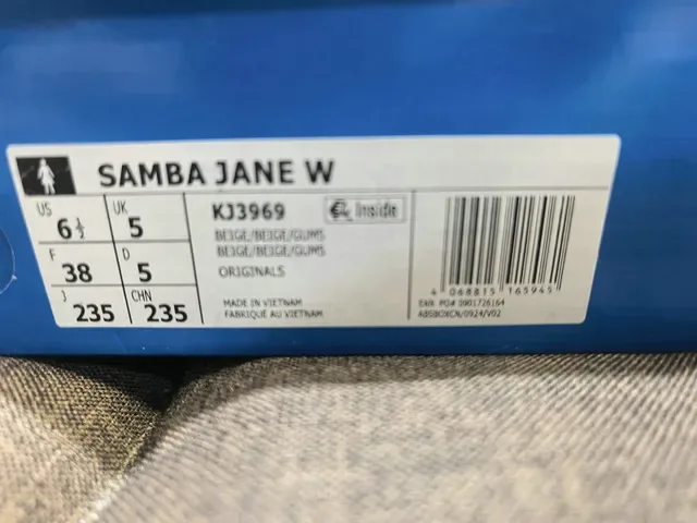 Adidas Samba Black and Beige Lifestyle Sneakers 2