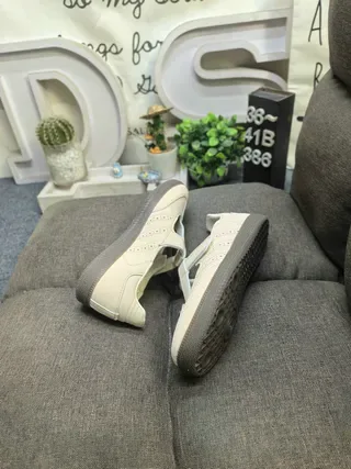 Adidas Samba Black and Beige Lifestyle Sneakers 6