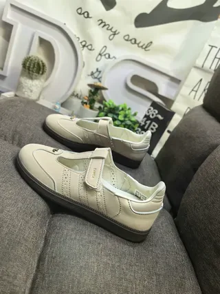 Adidas Samba Black and Beige Lifestyle Sneakers 7