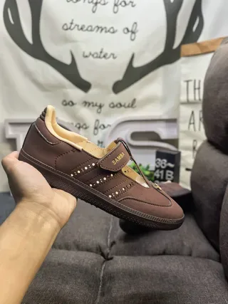 Adidas Samba Black and Beige Lifestyle Sneakers 15