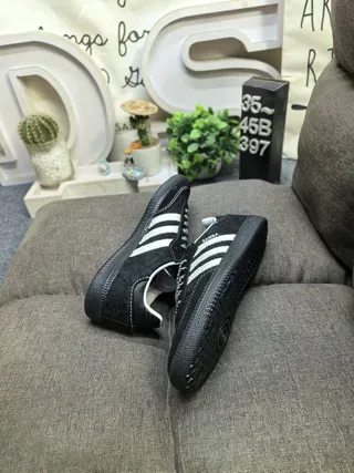 Adidas Samba Black and Off-White Lifestyle Sneakers 6