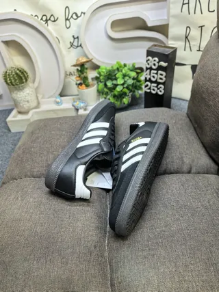 Adidas Samba Black and White Lifestyle Sneakers 6
