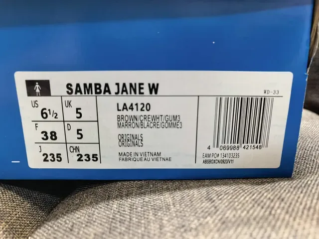 Adidas Samba Brown Beige Laceless Strap Closure Suede-Like Upper Lifestyle Sneakers 2