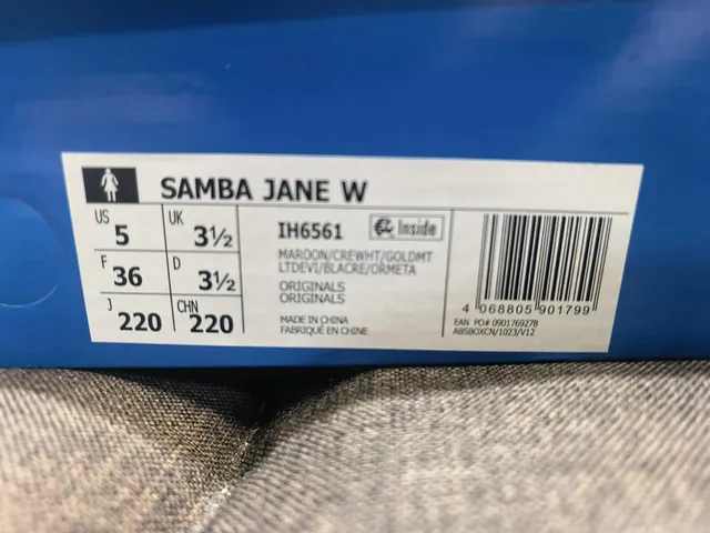 Adidas Samba Burgundy and Cream Lifestyle Sneakers 2