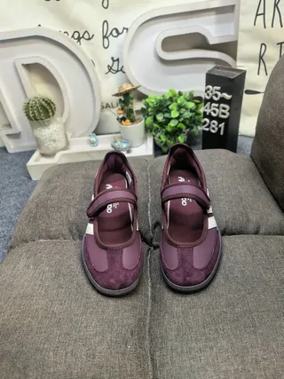 Adidas Samba Burgundy and Cream Lifestyle Sneakers 10