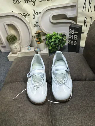 Adidas Samba Gris Beige Chaussures Lifestyle Basse à Trois Bandes Panneau Latéral 10