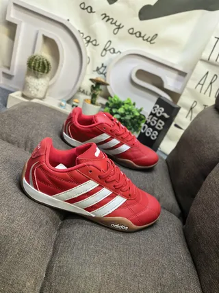 Adidas Samba Gray White Quilted Synthetic Upper Three-Stripe Side Panel Lifestyle Sneakers 19