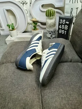 Adidas Samba Navy and Cream Lifestyle Sneakers 6