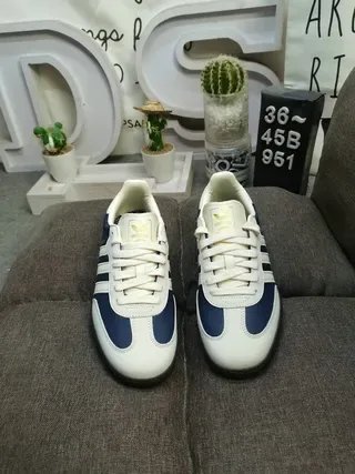 Adidas Samba Navy and Cream Lifestyle Sneakers 10
