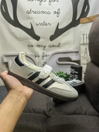 Adidas Samba Off-White and Black Lifestyle Sneakers 5