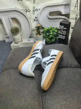 Adidas Samba Off-White Black Gum Lifestyle Sneakers 6