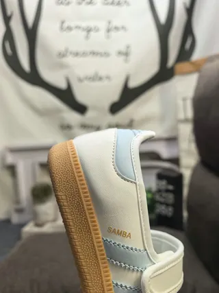 Adidas Samba Off-White Black Gum Lifestyle Sneakers 13