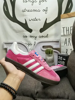 Adidas Samba OG Blue and White Lifestyle Sneakers 15