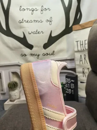 Adidas Samba OG Pink Cream Lifestyle Sneakers 3