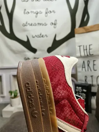 Adidas Samba Red and White Lifestyle Sneakers 3