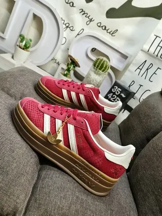 Adidas Samba Red and White Lifestyle Sneakers 7