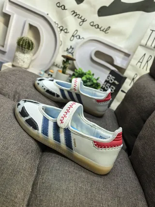 Adidas Samba White Navy Red Gum Lifestyle Sneakers 7