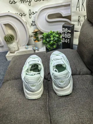 Adidas Silver White Metallic Upper Mesh Panels Chunky Sneakers 8