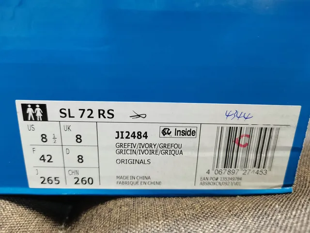 Adidas SL 72 灰白青 复古生活风格运动鞋 2